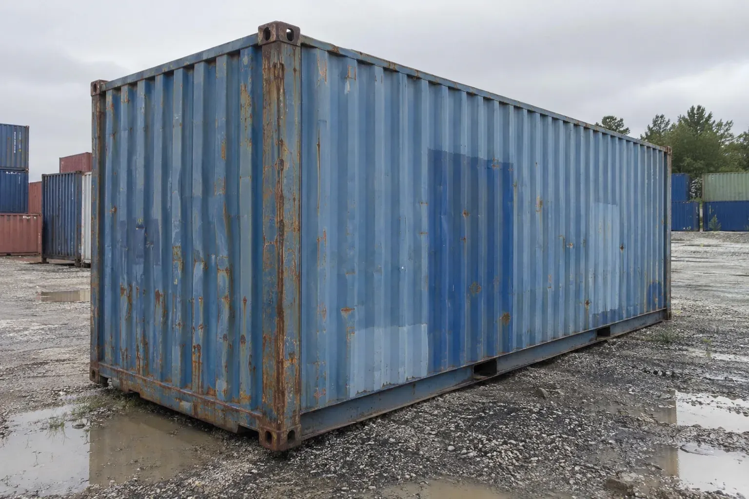 20ft Used Cargo-Worthy Shipping Container: example photo