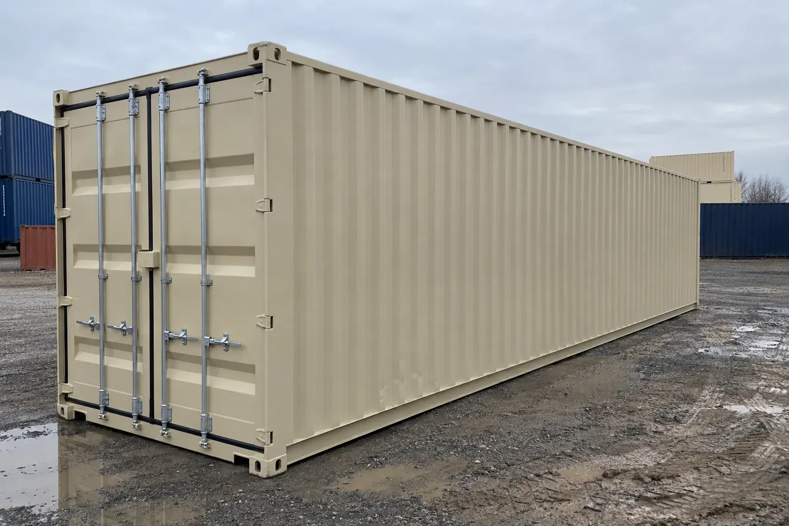 40ft New One-Trip Shipping Container: example photo