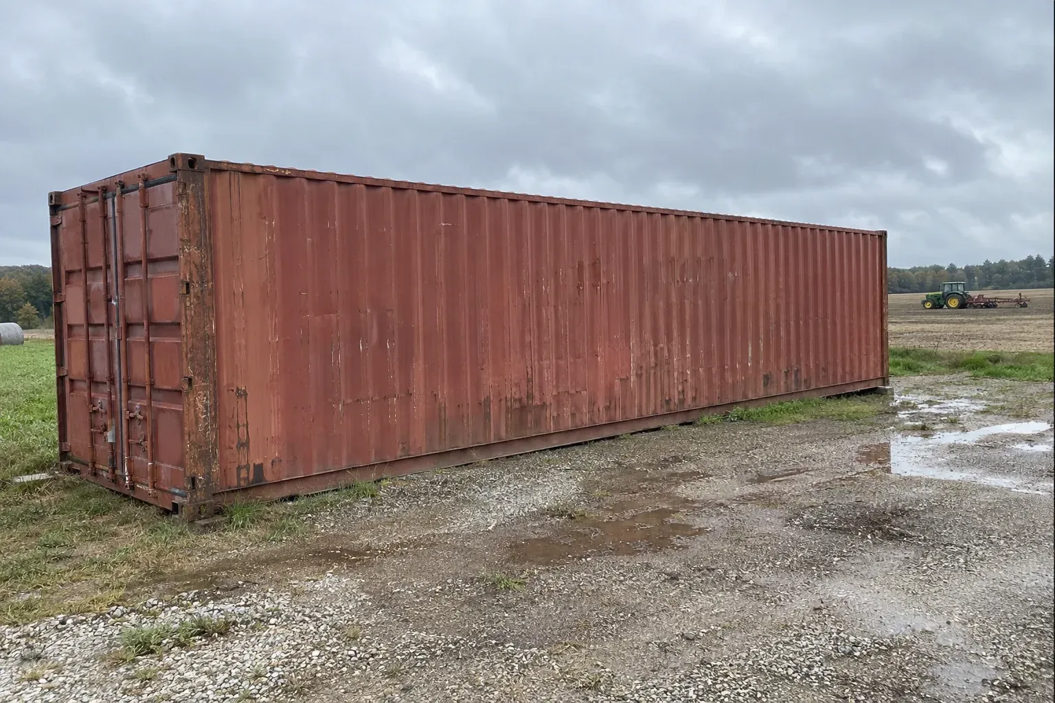 40ft Used Wind and Watertight Shipping Container: example photo of the grade